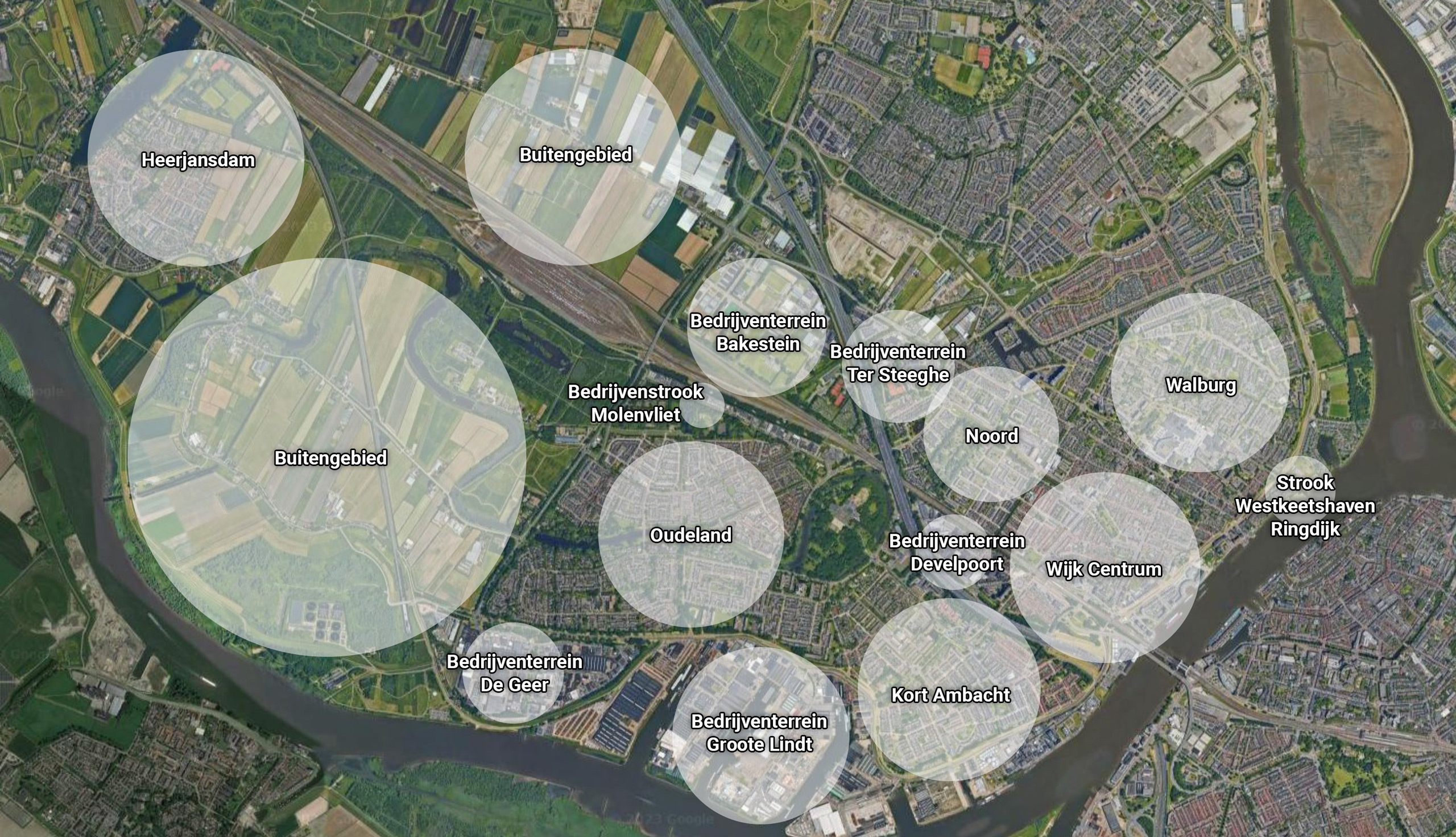 Kaart Zwijndrecht